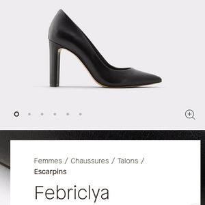 Aldo Shoes - Black high heels- leather